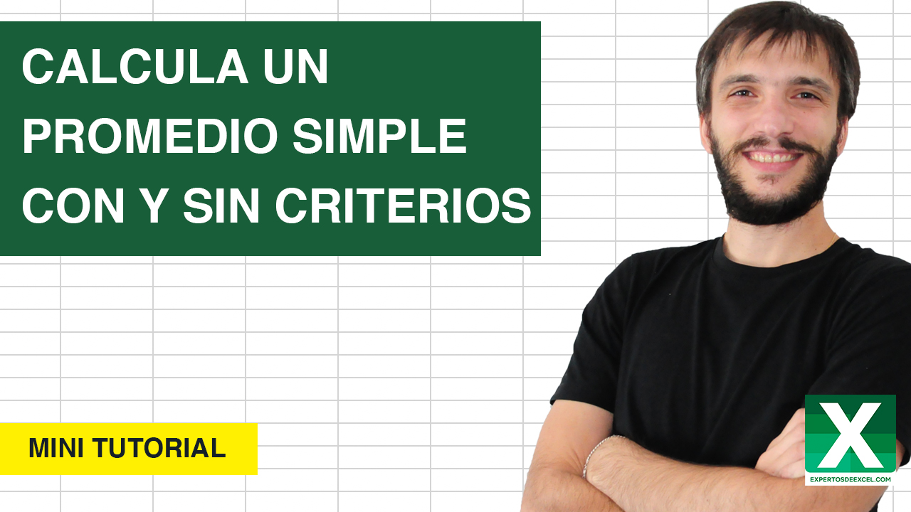 promedio simple en Excel